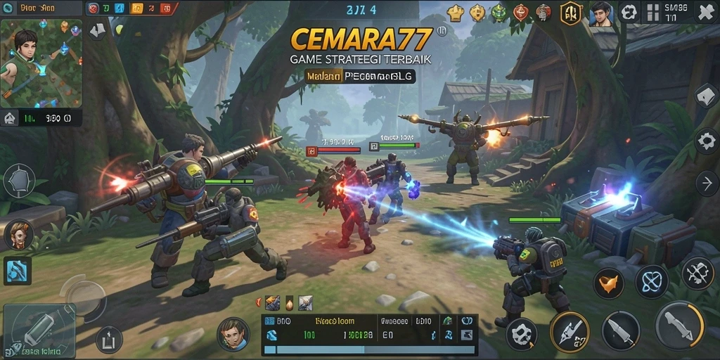 Tampilan gameplay CEMARA77 yang seru dan mendebarkan.