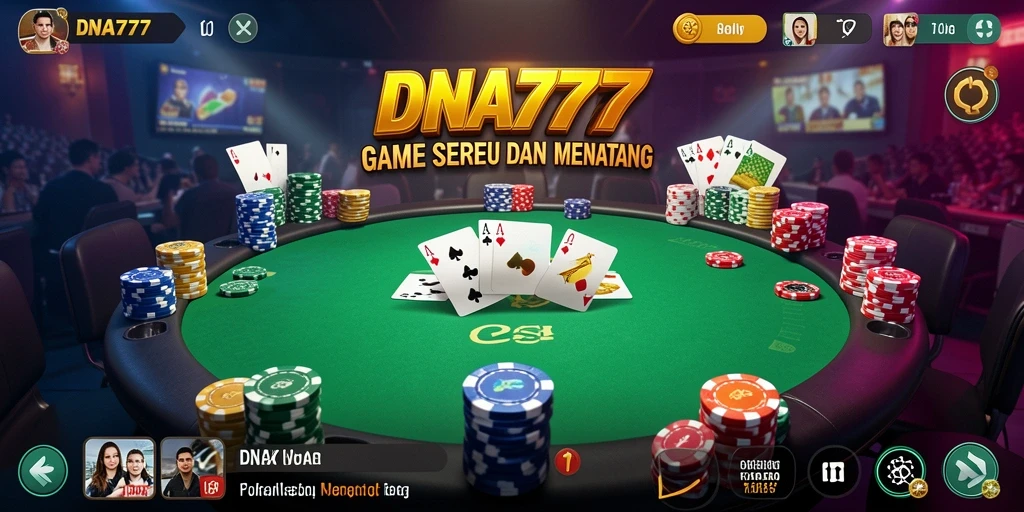 Gameplay Poker yang mengasyikkan di DNA777.