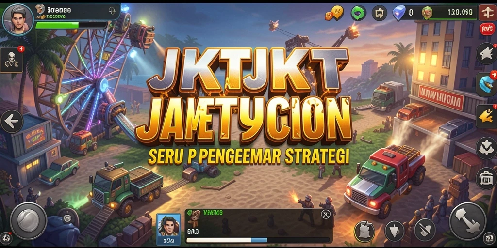 Tampilan gameplay seru JKTJKT yang penuh strategi.