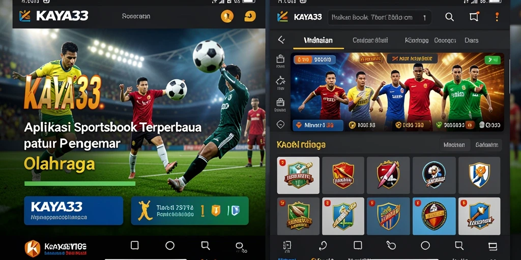 Tampilan gameplay KAYA33 dengan berbagai taruhan olahraga.