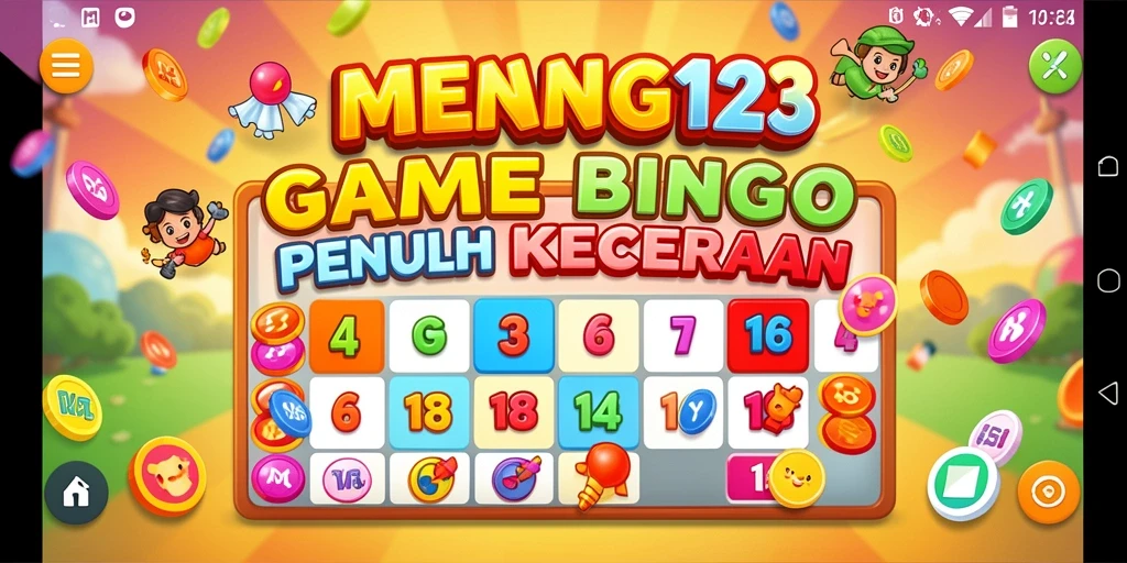 Tampilan gameplay bingo yang mengasyikkan di MENANG123.