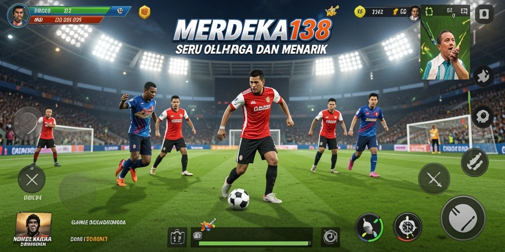 Gameplay seru yang menampilkan aksi olahraga lebih mendebarkan.