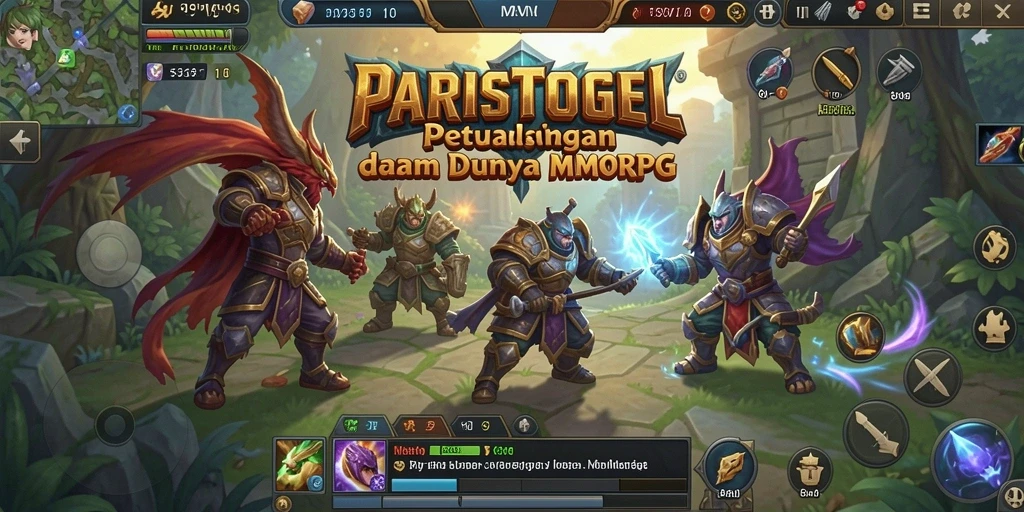Tampilan gameplay PARISTOGEL yang memukau dalam dunia MMORPG.