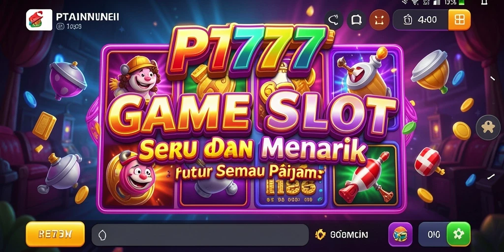 Screenshot utama PT777 menunjukkan gameplay Slot yang mendebarkan.
