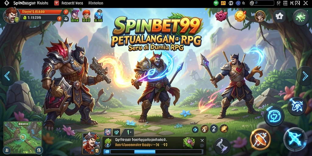 Menampilkan aksi seru gameplay RPG di SPINBET99 dengan grafis menakjubkan.